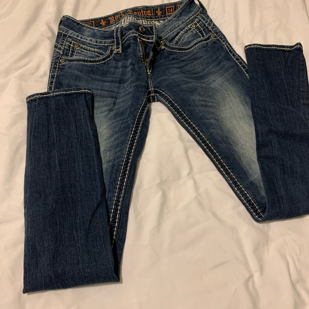Rock Revival Scarlet skinny jeans size 29